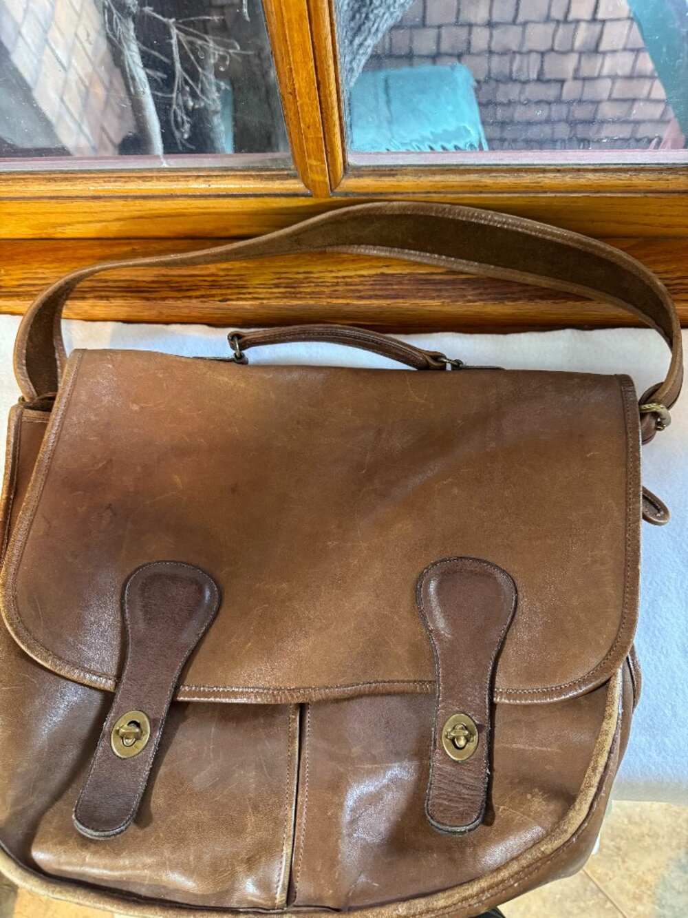 Coach Vintage Travel Carryall/Duffle sack, Tobac/Brown - Picture 2 of 7